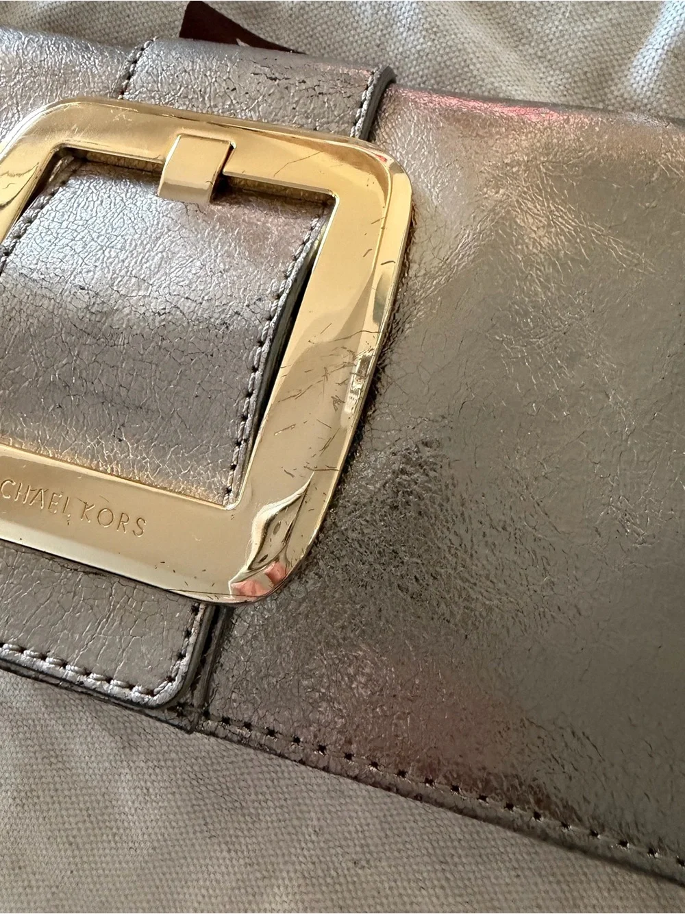Michael Kors sleek metallic